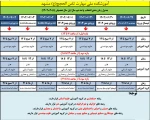 جدول زمانبندی انتخاب واحد نیمسال سال تحصیلی 1405-1404 2